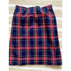 Vintage Appleseed’s Women's Wool Blend Tartan Plaid Skirt Made in USA Size 12